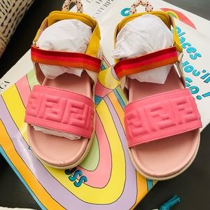 Girls leather sandals